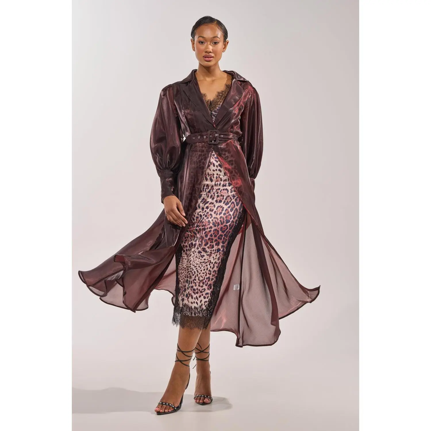 PRETTY LIL THING ORGANZA TRENCH