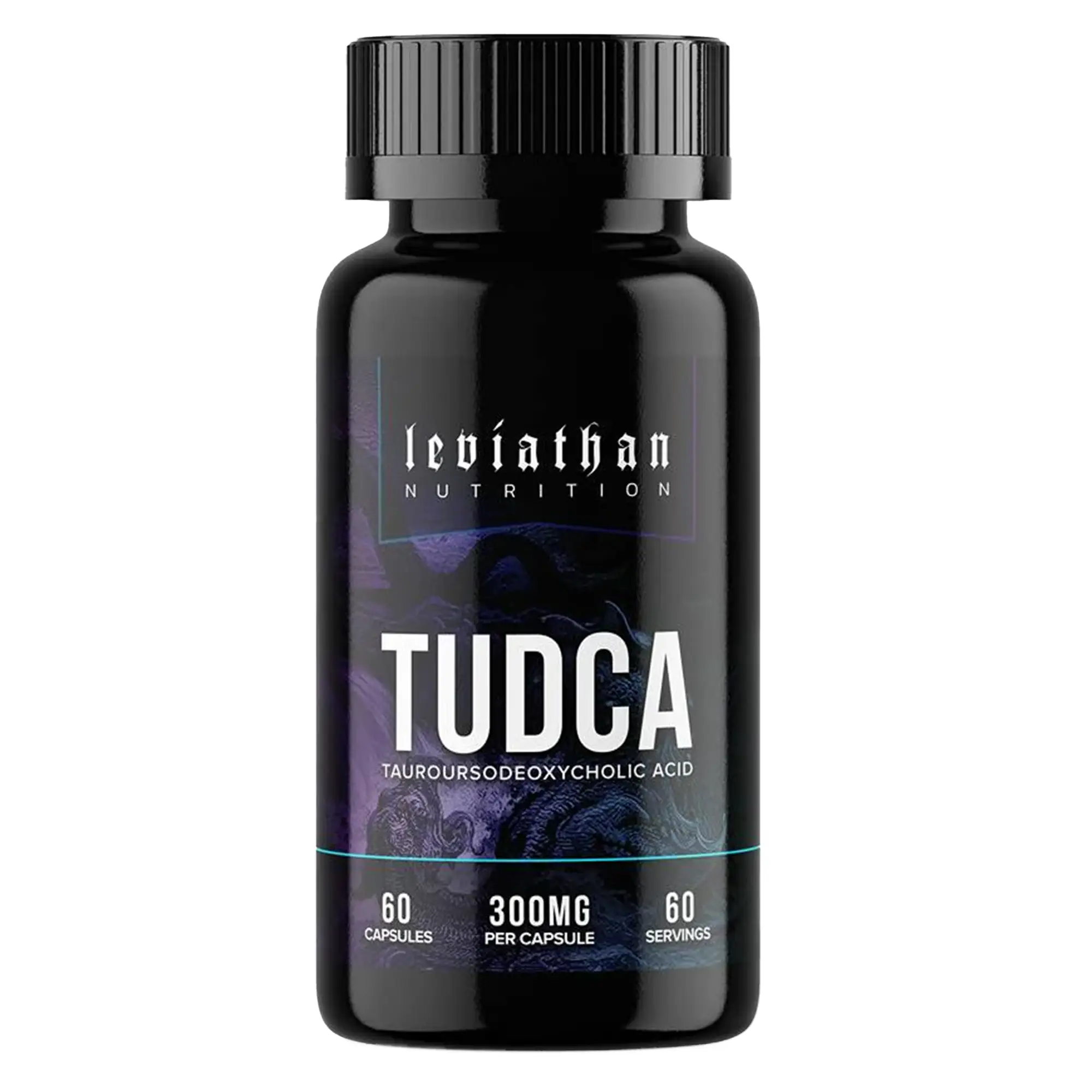 Leviathan Nutrition TUDCA - Liver Support Supplement for Cleanse, Detox and Repair - Kidney, Gut Health & Gallbladder Cleanse - 300mg Per Capsule (60