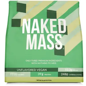 Vegan Mass Gainer Supplement | Naked Vegan Mass - 12LB
