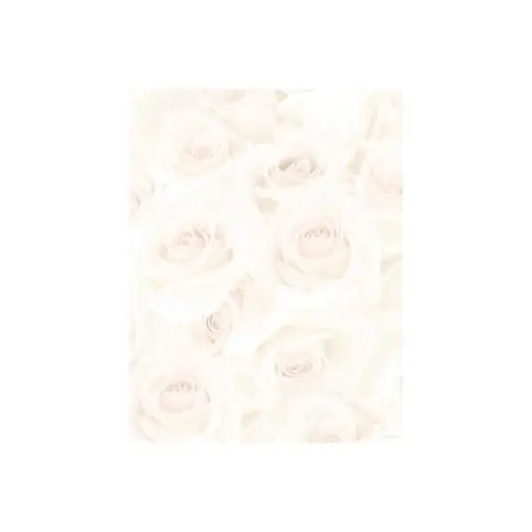 Great Papers! Blush Roses Letterhead Paper, 8.5" x 11”, Printer Paper Compatible with Inkjet & Laser Printers, for Invitations, Announcements & Personalized Letters, 80 Count (2014334)
