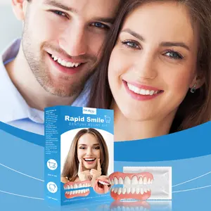 Oralhoe Teeth Beautifying Denture Set, Comfortable Material Teeth Beauty Kit for Enhancing Smile Aesthetics