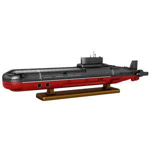 941 Nuclear Submarine Building Block Set, 1/250 Scale Project Submarine Building MOC Model Kit, MOC-193085, Gift for Building Lover (2895PCS)