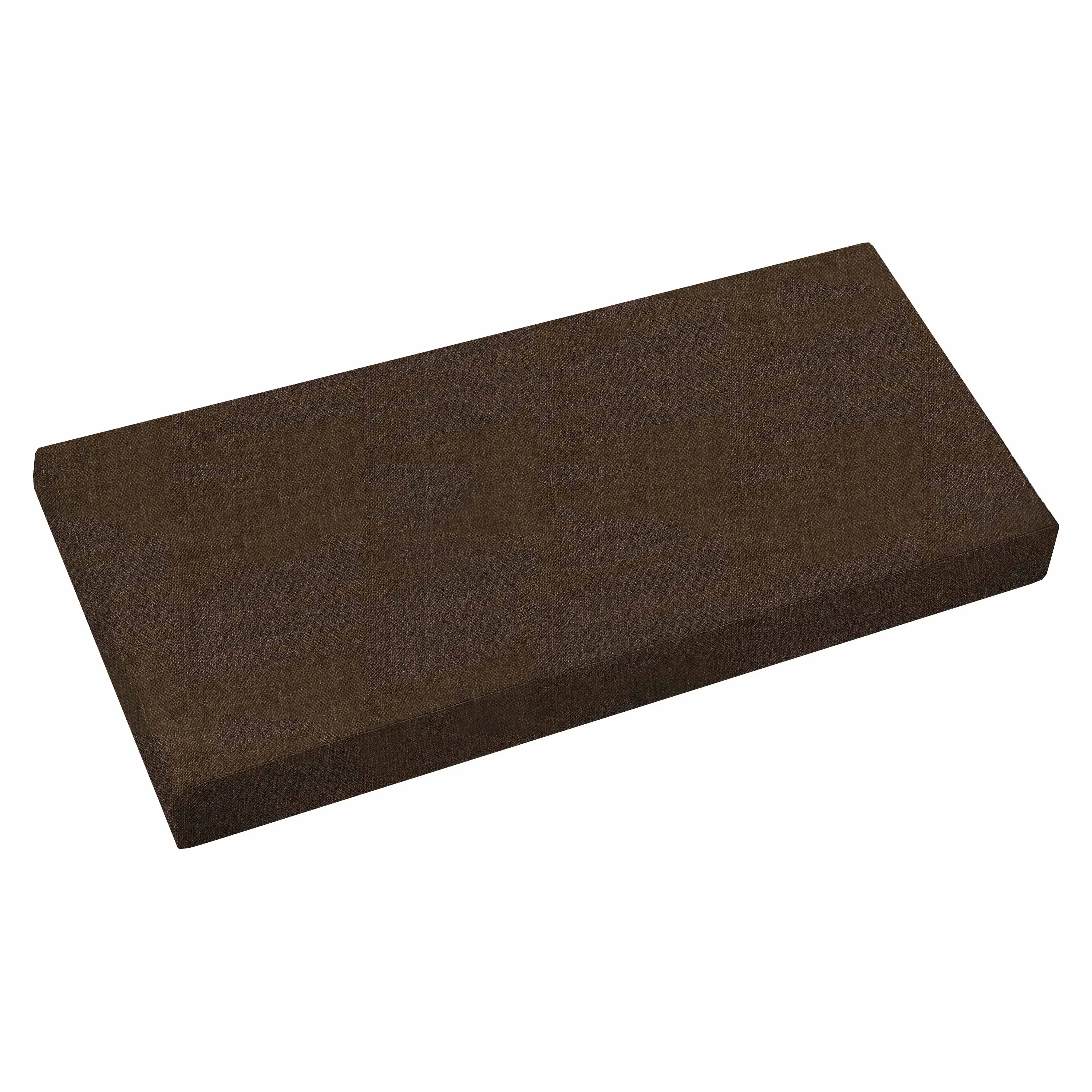 ColourTree Custom Size Dark Brown Bench Cushion for Indoor/Outdoor Patio Furniture/Chair/Window Seat, Premium 70D Foam (Custom Sizes/Colors/Thickness) (4 Inch Thick)