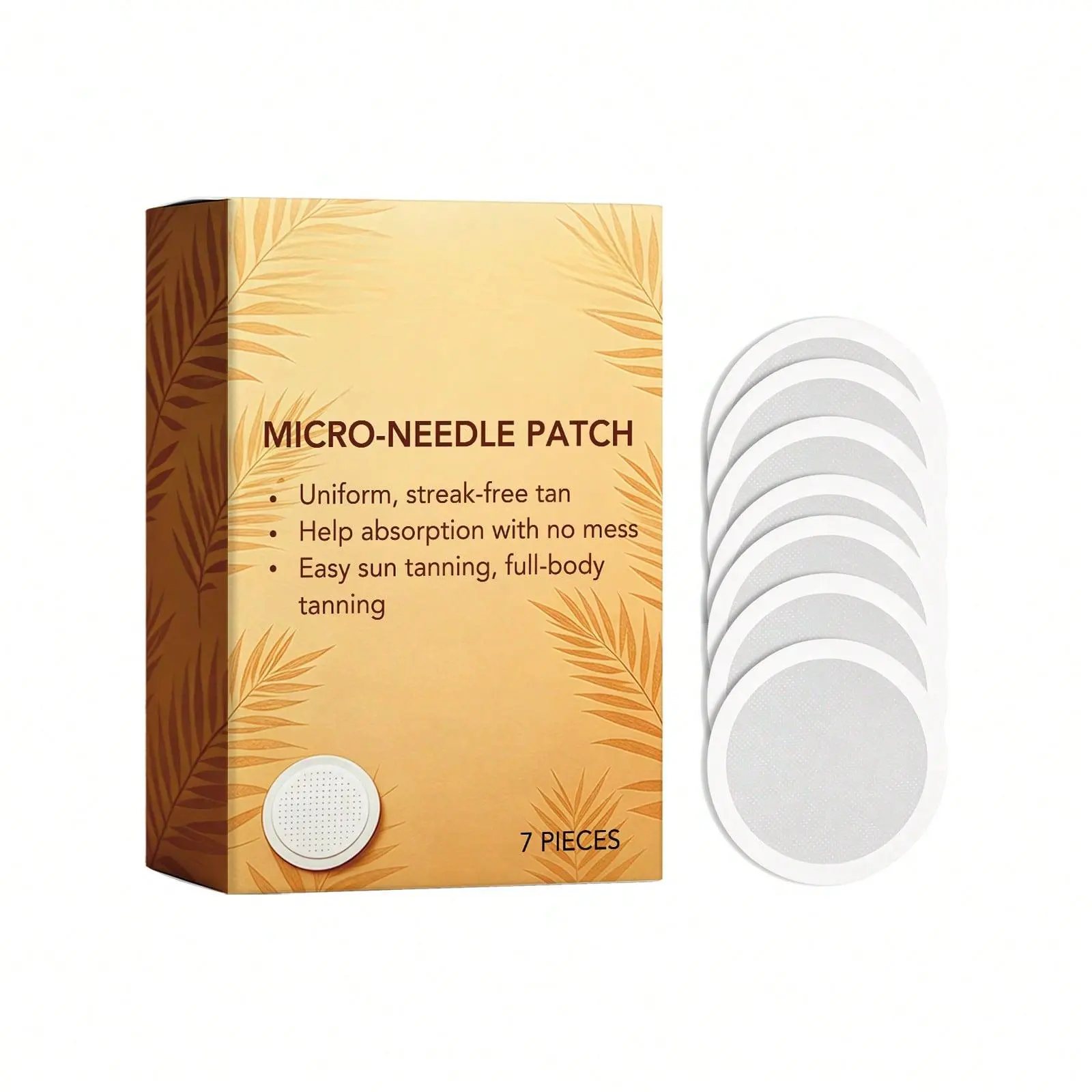 Morning Wellness Ritual Natural Tan Simple Step Micro-Needle Patch Effortless Application Mess-Free Tanning Patches Clean Conscious Formula