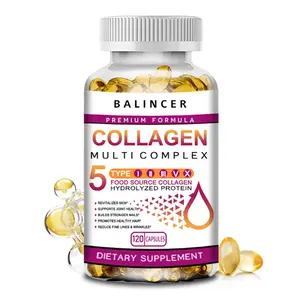Balincer Collagen Health Supplement- Supports nails,hair and skin Health, 120 Capsules