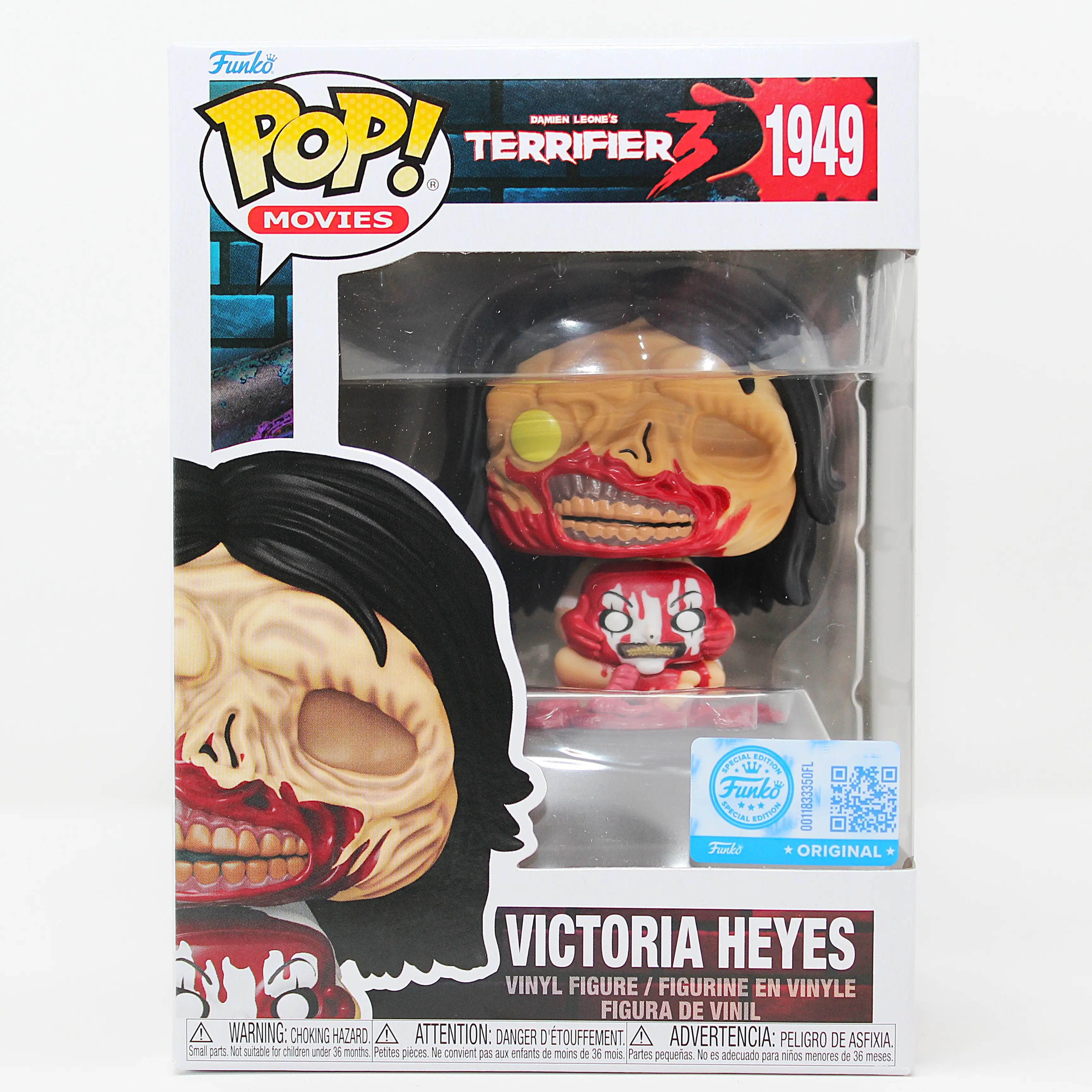 Funko Pop! Terrifier 3 – Victoria Heyes #1949 (Entertainment Earth Exclusive)