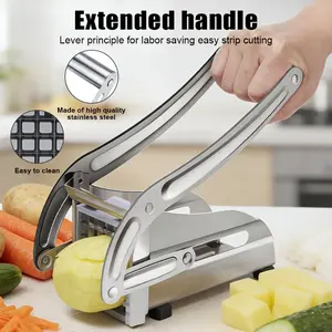 Multi-function kitchen chopping artifact stainless steel vegetable cutter French fries machine + onion vegetable shredder household essential