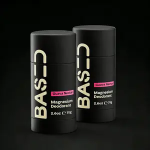 BASED High Performance Deodorant Aluminum-Free 24-Hour Odor Protection Daily Essential Skin-Gentle Formula No Pore-Clogging