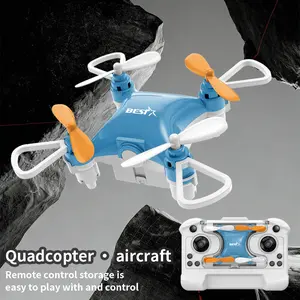Mini RC Drone for Kids, Portable Quadcopter with Protective Guards, 360° Stunt Roll, Headless Mode, Indoor Outdoor Flying Drone, Easy to Operate Beginners Drone, Ideal Birthday Christmas Gift for Boys Girls