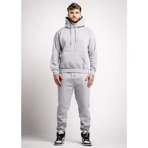 Heather Gray Heavy Blend Fleece SweatSuit