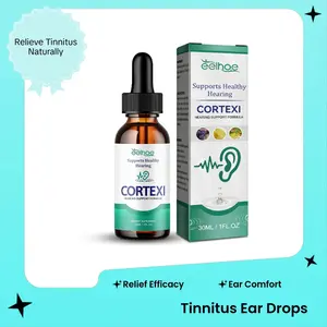 EELHOE Tinnitus Relief Ear Drops - Fast Acting Formula to Soothe Ear Discomfort, Stop Ringing & Clean Earwax. Gentle Ear Care & Hygiene Treatment Solution