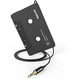 Car Cassette to AUX Adapter – 3.5mm Audio Tape Converter for Car Stereo, Easy Plug-In Music Playback