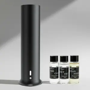 Scentsibility Diffuser Air 2 Discovery Kit with Cold-Air Diffusion Technology Covers 1000 Sqft Rechargeable Battery Control Top 3 luxury hotel inspired oils (20ml *3 )black