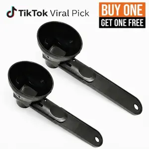 Powder Scoop funnel – No Spill 30ml Protein Powder Measuring Tool for Pre-Workout Creatine Electrolytes & Formula, 2-Pack, Kitchen Gadget Viral Compact Plastic Utensils Bottle Coffee Lightweight Portable Traditional Wide Mouth