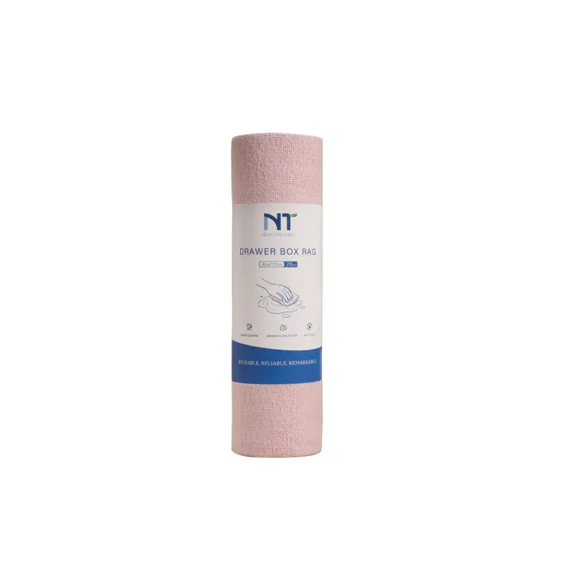 NT Dreams 12'' x 12'' Cleaning Cloth Roll 20 Pcs per Roll Ultra Absorbent Quick-Dry Reusable Microfiber Towels for Kitchen Dishes Floor Windows Durable Nonwoven Wipe Wipe