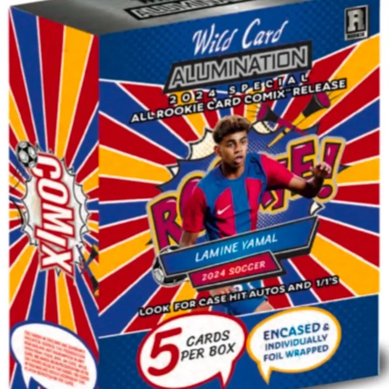 Lamine Yamal Wild Card Alumination Rookie Comix