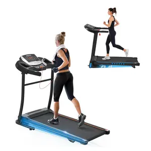 Heavy Duty Home Treadmill, 3.0 HP Incline Running Machine with Bluetooth, USB Charging, Hydraulic Folding, 350lbs Capacity