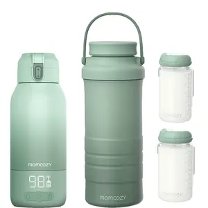 Momcozy 22oz Portable Breast Milk Cooler for Outdoor & Momcozy Portable Milk Warmer for Travel