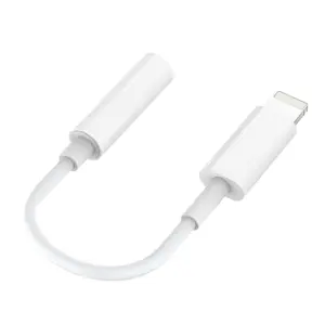 For Iphone Headphone Adapter 3.5Mm Jack Aux Cord Dongle Audio Cable Connector