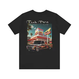 Ford f150 show truck Unisex Jersey Short Sleeve Tee - Vintage Truck Lover Gift, Classic Car Enthusiast Shirt, Retro Pickup