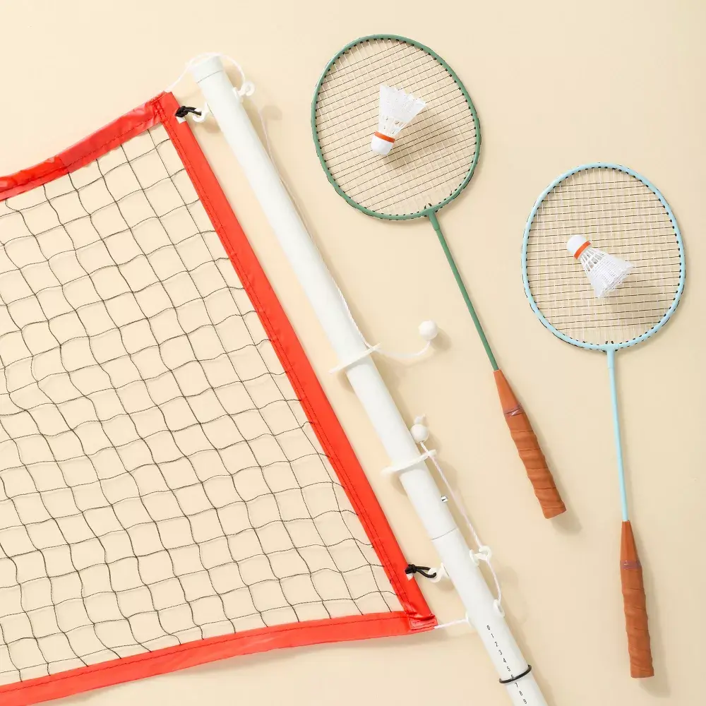 Plastic Steel Badminton Set - Hearth & Hand with Magnolia, Sports Gear for Adults, Ideal for Outdoor Play & Nature Exploration