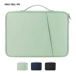 Solid Color Portable Tablet Storage Bag, Laptop Liner Bag, Laptop Carrying Case with Pocket & Zipper, Tablet & Computer Accessories