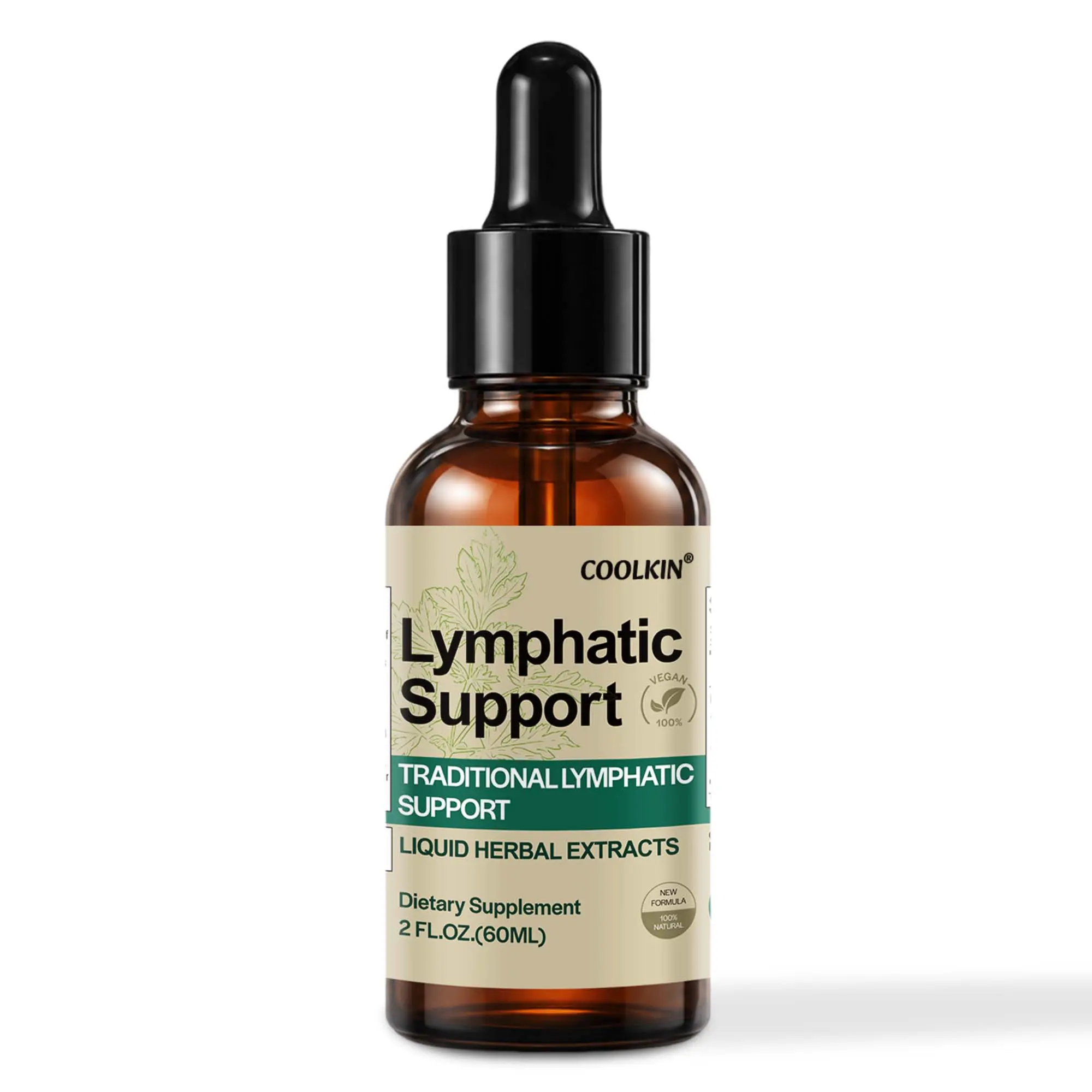 Lymphatic Drainage Drops 1200mg, Herbal Blend with Elderberry Echinacea Dandelion - Supports Lymphatic System Drainage, Immune Health & Body Detox, Natural Lymphatic Drainage Supplement, 2 Fl Oz
