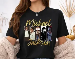 Michael Jackson King of Pop Vintage T-Shirt Retro 90s Music Graphic Tee