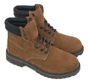 Jacata Men's Work Outdoor Boots 8602 - Waterproof Leather, Padded Collar, Rustproof Hardware - Closed, Boy redwings tac  safety shoes