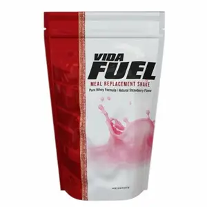 Vida Fuel Meal Replacement Shake Sabor Fre Pure Whey Formula Natural Strawberry Flavor