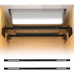 Heavy Duty Undermount Sink Brackets & Kitchen Sink Installation Parts Kit - 800 lbs Capacity Adjustable Carbon Steel Support, Horizontal Space-Saving Design for Kitchen Sinks (71-100cm)