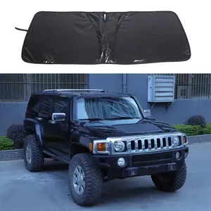 Front Windshield Sun Visor Sunshade For 2005-2009 Hummer H3 Car UV protection  Interior  Accessories