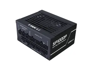 Lian Li SP Platinum 1000W SFX Form Factor Power Supply with 12V-2x6 Connectors - ATX 3.1 & PCIE 5.1 Compliant - Low-Noise - Fully Modular - 105°C Capacitors - 10 Year Warranty - Black (SP1000P.B)