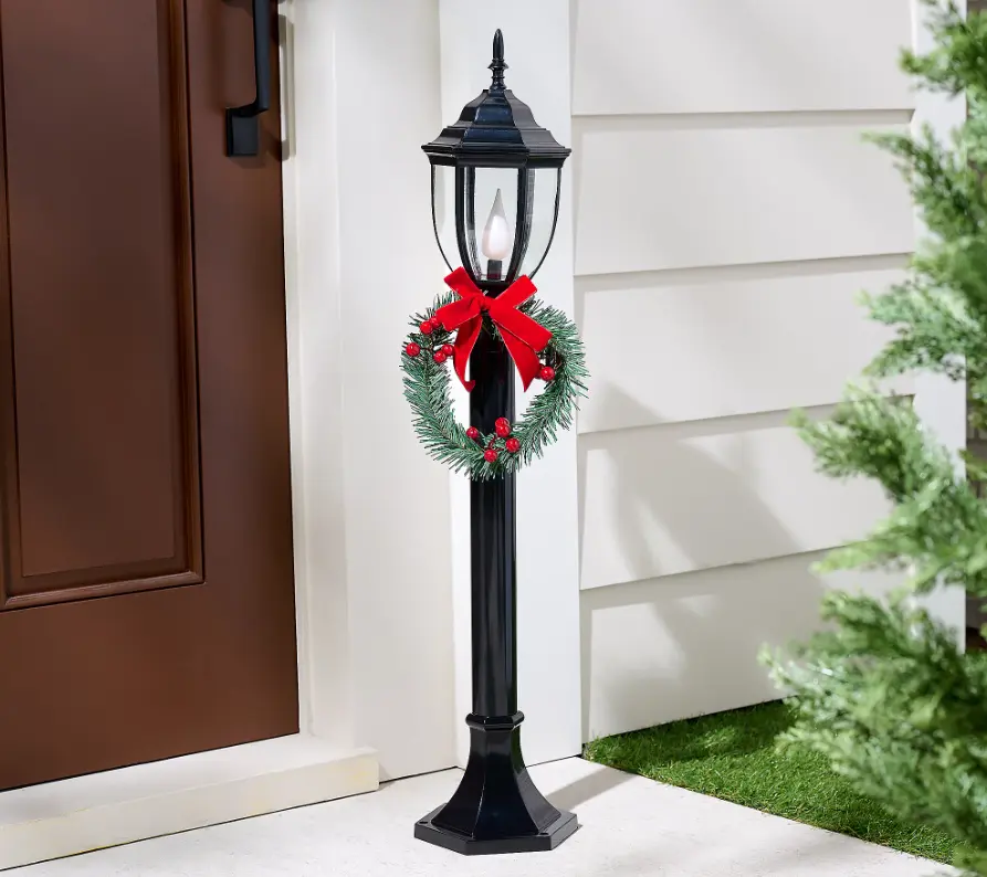 Mr. Christmas 35" Decorative Holiday Lamp Post