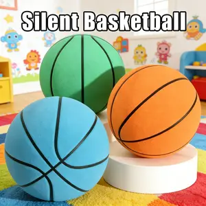 Silent Basketball Indoor Training Foam Basketball Low Noise Basketball Suitable for Various Indoor Activities Interactive Game Props