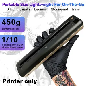 RONGTA F81s Wireless Bluetooth Thermal Tattoo Stencil Printer - 2400mAh Battery, 450g Lightweight Mini Cordless Copier, Compatible with Smartphones & PCs, Office Equipment for Tattoo Enthusiasts