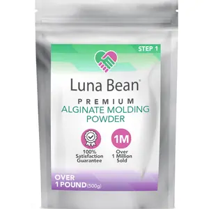 Casting Keepsakes Luna Bean Alginate Molding Powder Refill for Hand Casting Kit - Non-Toxic Alginate Material 1 lb (450g) - Perfect for Anniversaries, Couples, Birthdays & Family Activities (Copy)