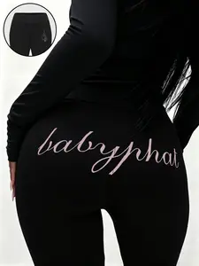 Y2K fashion core alert 🚨 Baby Phat bell-bottom pants, High Waist featuring kitten prints—super stretchy, perfect for casual, home, and everyday yoga wear ✨