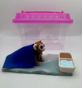 3D Printed Pocket Pets with Cages, 3D Articulating Animals