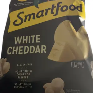 Smart food While Cheddar Crunchy Snack Crispy Savory Flavor