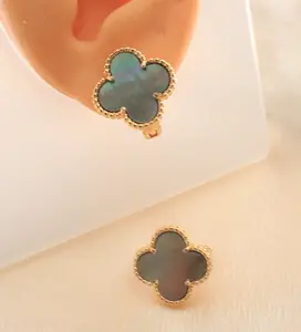 Blossom Stud / Clip Earrings | Stainless steel 18k Gold and silver Plating