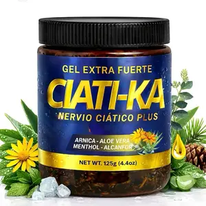 Ciatica ointment Extra Fuerte Nervio Ciatico Plus 125 gr Skin Repair Moisturizers Comfort Moisture Cosmetic Blend Herbal Intensive Soothing Hydrating Moisturizing with arnica , camphor , menthol , peppermint oil , eucalyptus