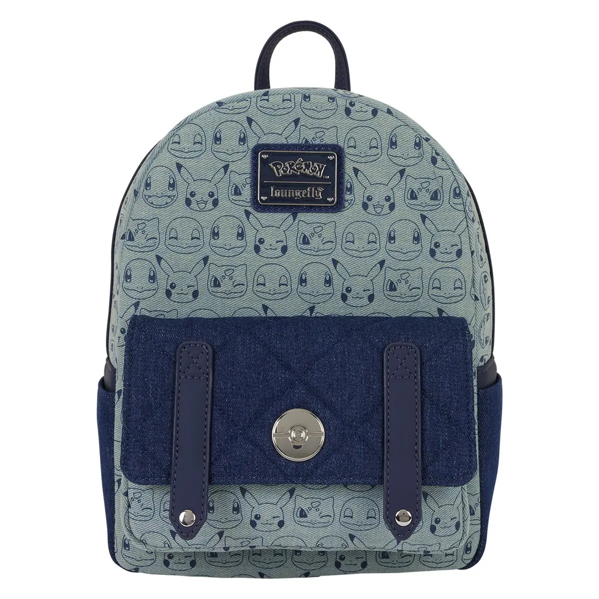 Pokemon Faux Denim Mini Backpack