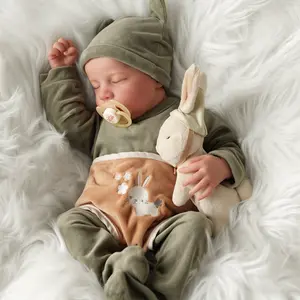 BABESIDE Lifelike Reborn Baby Dolls Boy - 17/20 Inch Noah   Full Vinyl Soft Body Realistic-Newborn Full Body Vinyl Real Life Baby Dolls with Toy Accessories for boy  or girl  Kids Age 3 4 5 6 7 +
