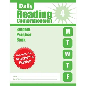 Daily Reading Comprehension, Grade 4 Student Edition Workbook -- Evan-Moor Educational Publishers, Paperback