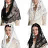 4 Pcs Catholic Church Mantilla Veils Christian Head Covering Lace Veil Wedding Veil for Bridal Women