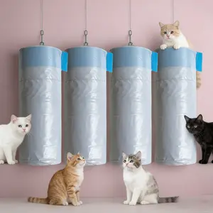 80 Count Cat Litter Waste Bags for Autoscooper 11 & Neakasa M1 Top-Open Self-Cleaning Litter Boxes, 4 Rolls