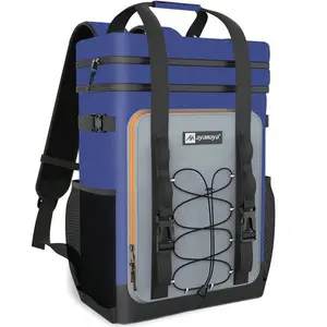 Backpack Cooler Upgrade 100% Leakproof Cooler Backpack With Padded Top Handle, 40 Cans Large Waterproof Insulated Camping Cooler For Beach, Fishing, Picnic, Travel, BBQ Insulated Cooler Bag