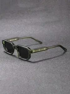 Unisex Uv400 Sunglasses, PC Frame Square Design, Casual Style for All Seasons, Travel & Music Festivals, Elegant Fashion Accessory