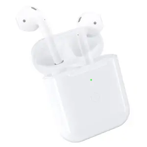 Replacement Wireless Charging Case for Airpods 1st & 2nd Generation, Compatible with Air Pods 1 & 2, Support Bluetooth Pairing & Sync Button, USB-C/Type-C Wired Charging, Built-in Smart Chip Protection (No Earbuds)
